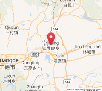 Map of Erjieling, Zhejiang