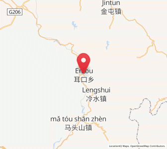Map of Erkou, Jiangxi
