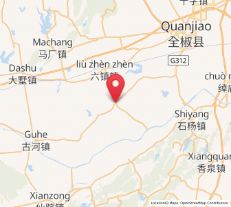 Map of Erlangkou, Anhui