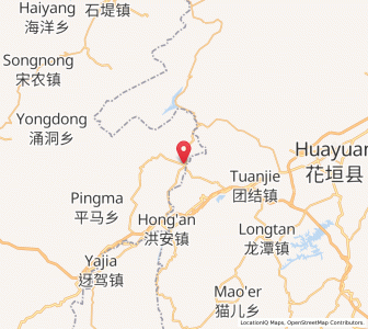 Map of Erong, Chongqing