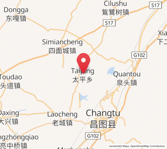 Map of Ertaizi, Liaoning