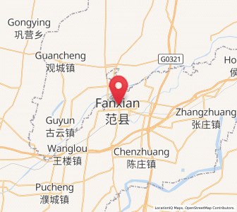 Map of Fan Xian Chengguanzhen, Henan