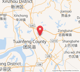 Map of Fanggaoping, Hubei