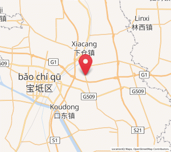 Map of Fangjiazhuang, Tianjin