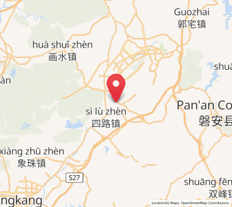 Map of Fangjun, Zhejiang