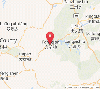 Map of Fangqian, Zhejiang