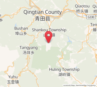 Map of Fangshan, Zhejiang