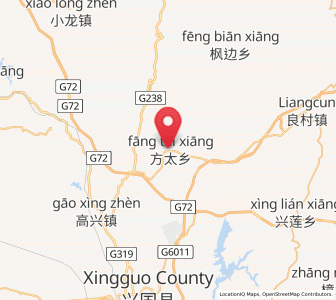 Map of Fangtai, Jiangxi