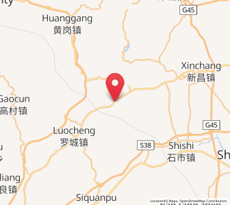 Map of Fangxi, Jiangxi