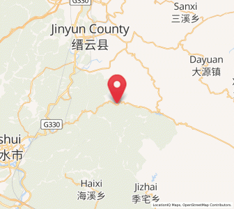 Map of Fangxi, Zhejiang