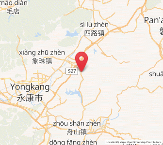 Map of Fangyan, Zhejiang
