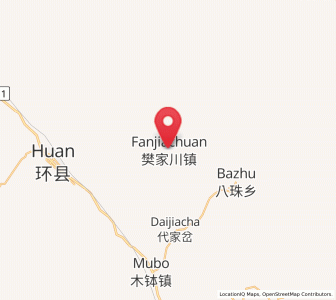 Map of Fanjiachuan, Gansu