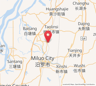Map of Fanjiayuan, Hunan