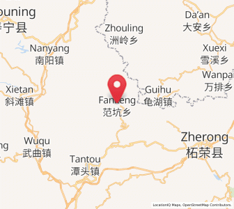 Map of Fankeng, Fujian