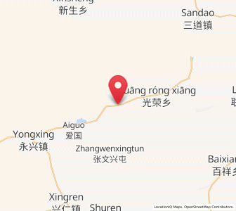 Map of Fanrong, Heilongjiang