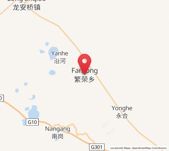 Map of Fanrong, Heilongjiang
