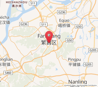 Map of Fanyang, Anhui