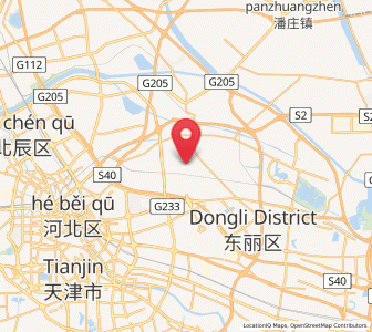 Map of Fanzhuang, Tianjin