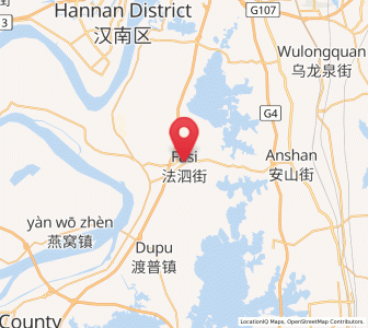 Map of Fasi, Hubei
