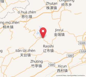 Map of Feijiantan, Jiangxi