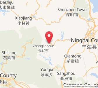 Map of Feikeng, Zhejiang