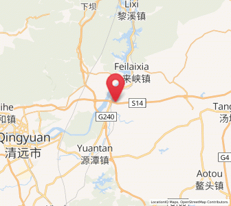 Map of Feilaixia, Guangdong