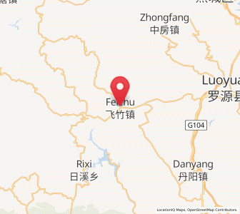 Map of Feizhu, Fujian