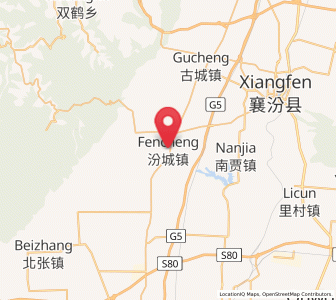 Map of Fencheng, Shanxi