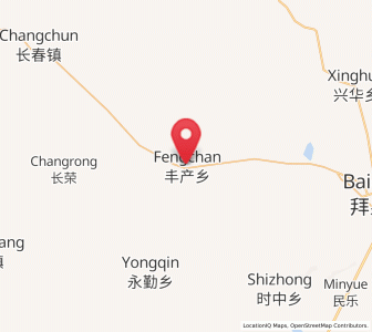 Map of Fengchan, Heilongjiang