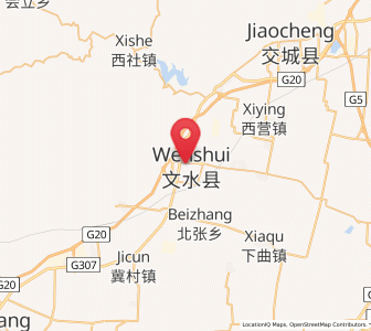 Map of Fengcheng, Shanxi