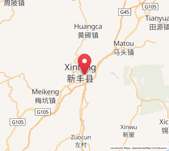 Map of Fengcheng, Guangdong
