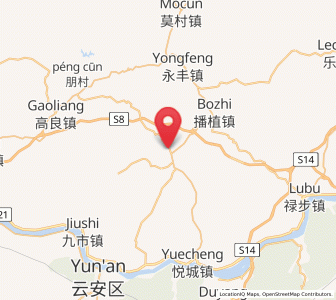 Map of Fengcun, Guangdong