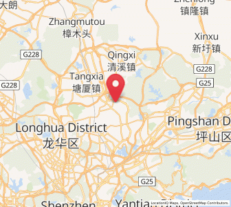 Map of Fenggang, Guangdong