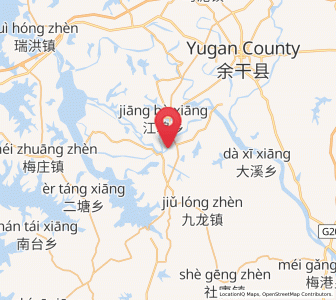 Map of Fenggang, Jiangxi