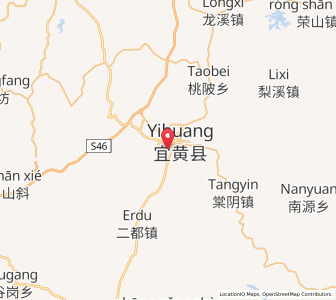 Map of Fenggang, Jiangxi