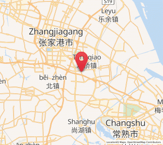 Map of Fenghuang, Jiangsu