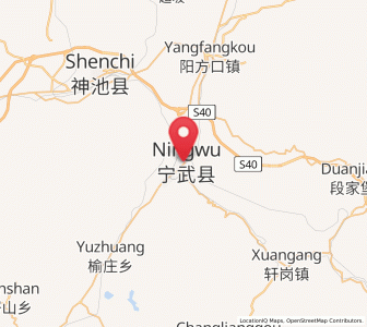 Map of Fenghuang, Shanxi