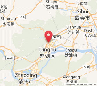 Map of Fenghuang, Guangdong