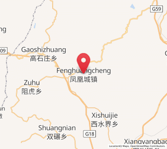 Map of Fenghuangcheng, Shanxi