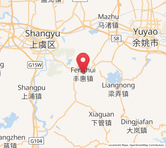Map of Fenghui, Zhejiang