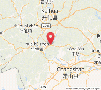 Map of Fengjia, Zhejiang