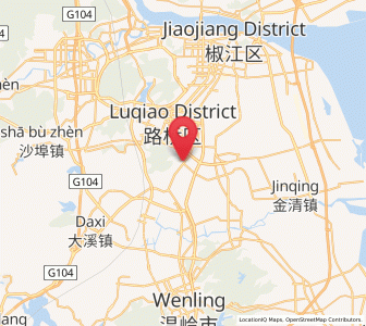Map of Fengjiang, Zhejiang