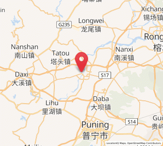 Map of Fengjiang, Guangdong