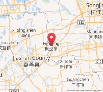 Map of Fengjing, Shanghai
