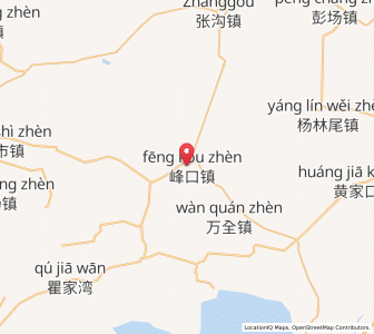 Map of Fengkou, Hubei
