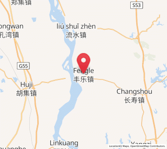 Map of Fengle, Hubei