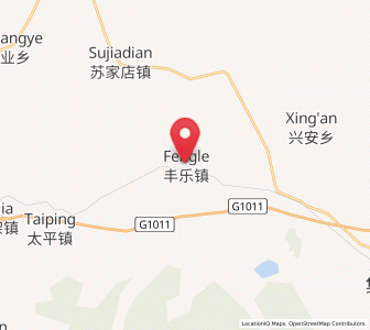 Map of Fengle, Heilongjiang