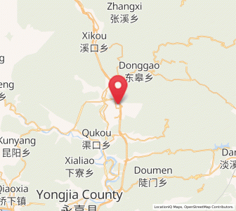 Map of Fenglin, Zhejiang