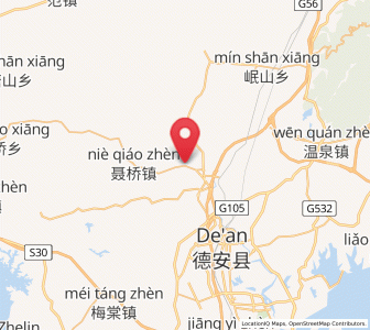 Map of Fenglin, Jiangxi