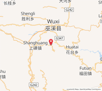 Map of Fengling, Chongqing